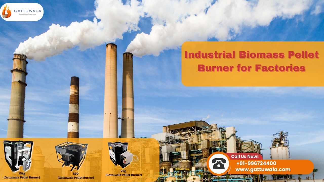 Industrial Biomass Pellet Burner for Factories