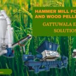 Hammer mill for biomass and wood pellet pant