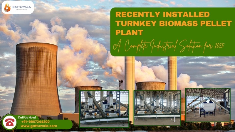 Recently Installed Turnkey Biomass Pellet Plant