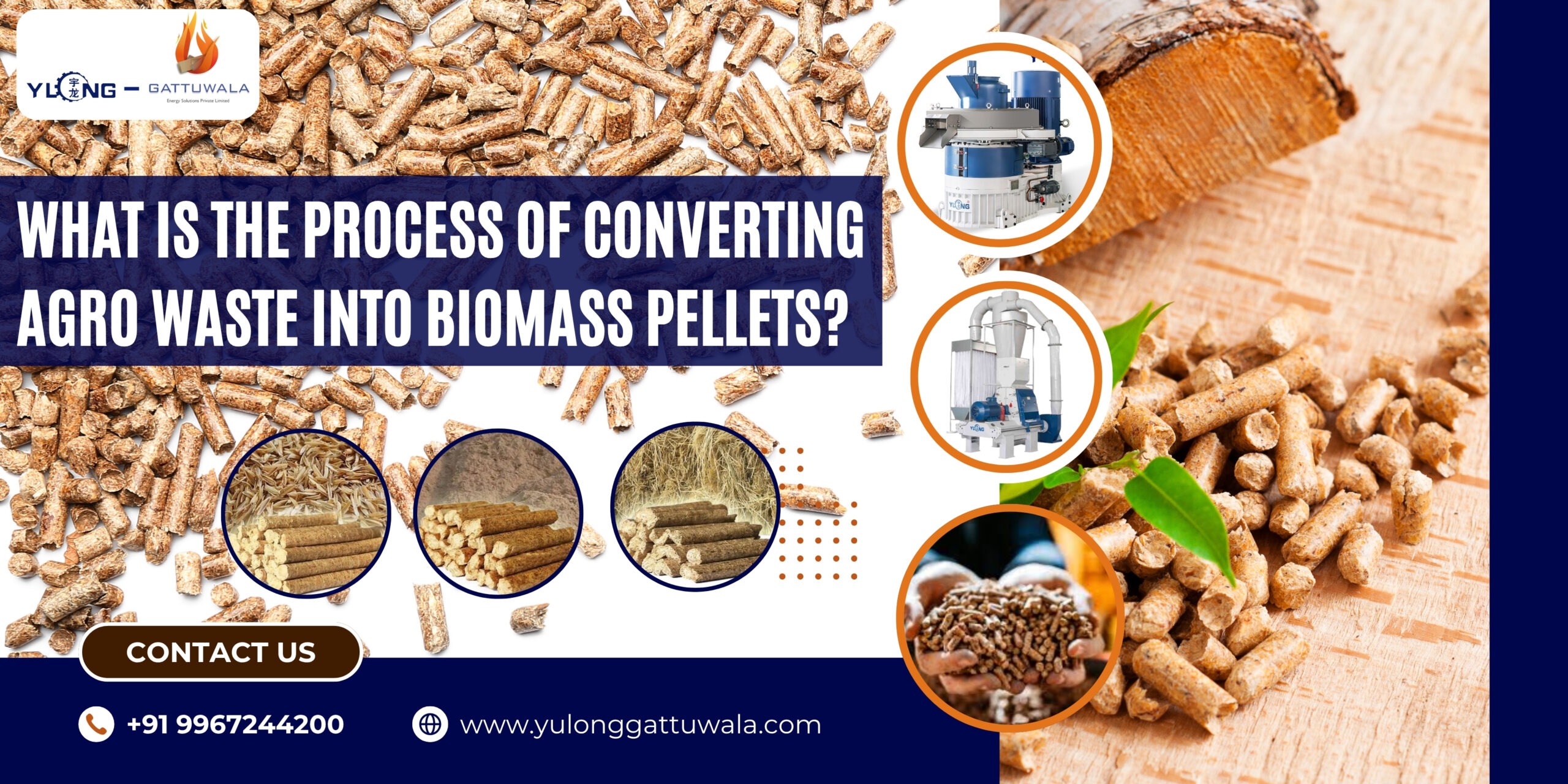 Converting Agro Waste into Biomass Pellets