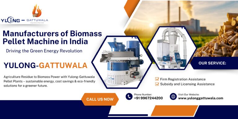 Manufacturers of Biomass Pellet Machine in India