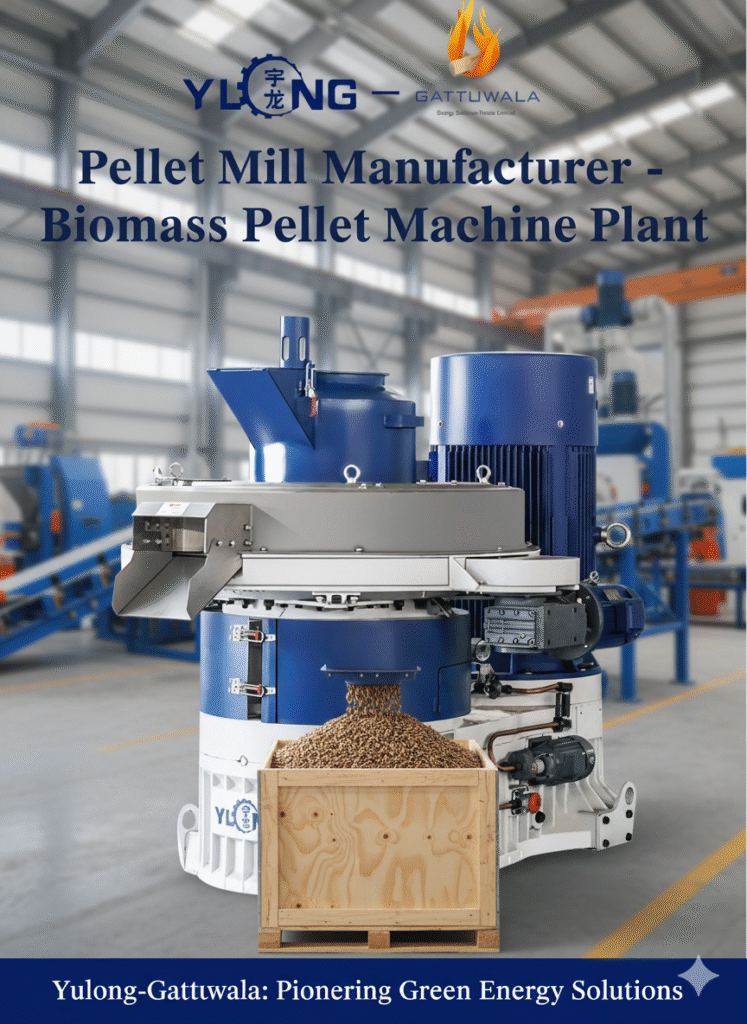 Pellet Mill Manufacturer - Biomass Pellet Machine Plant