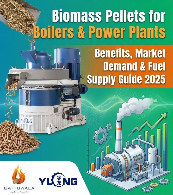 Biomass Pellets for Boilers & Power Plants