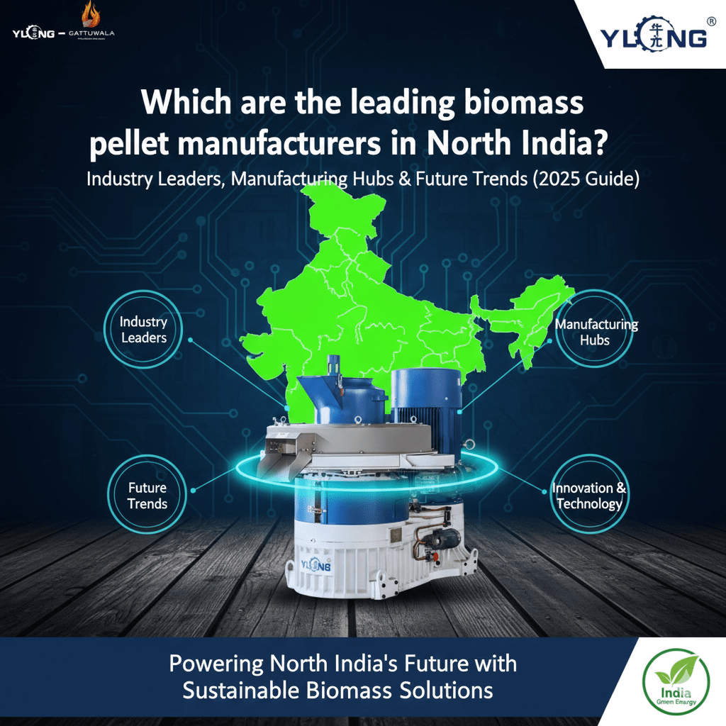 Which are the leading biomass pellet manufacturers in North India?