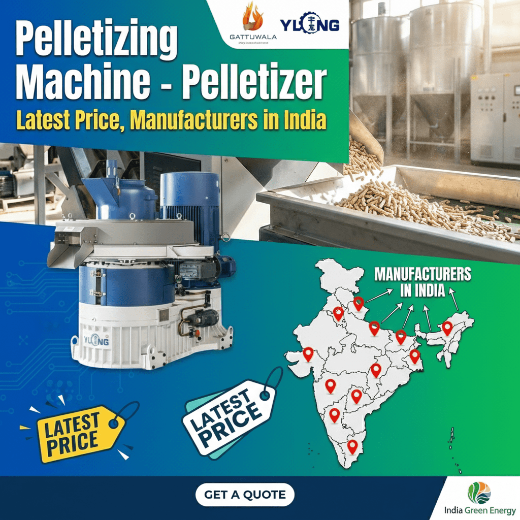 Create a dynamic image for the blog thumbnail Pelletizing Machine - Pelletizer Latest Price, Manufacturers in India