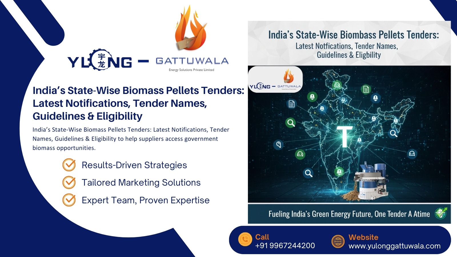 India’s State-Wise Biomass Pellets Tenders