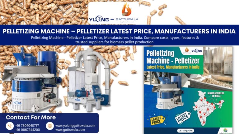 Pelletizing Machine - Pelletizer Latest Price, Manufacturers in India.
