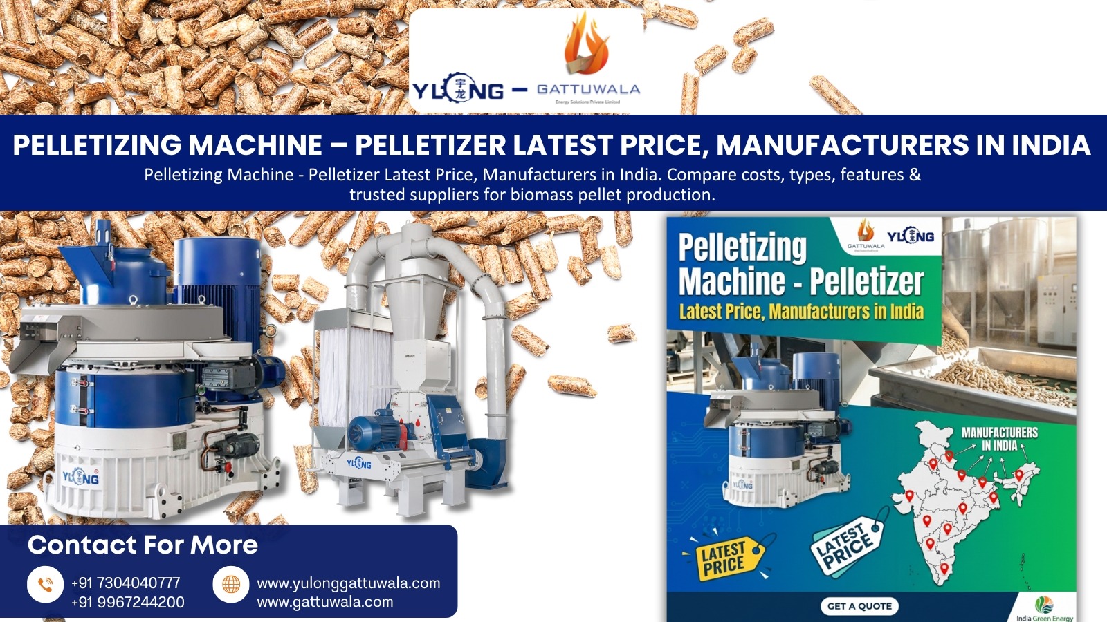 Pelletizing Machine - Pelletizer Latest Price, Manufacturers in India.