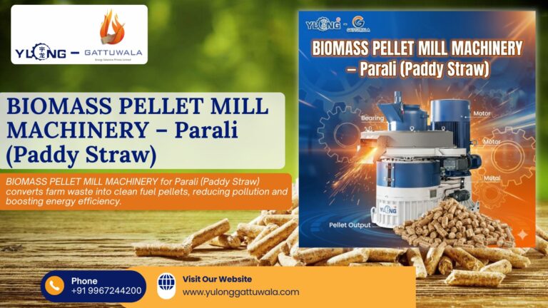 BIOMASS PELLET MILL MACHINERY – Parali