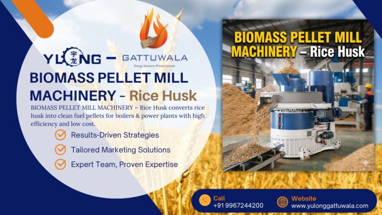 BIOMASS PELLET MILL MACHINERY – Rice Husk