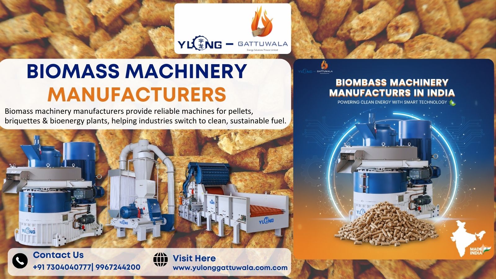 Biomass machinery manufacturers