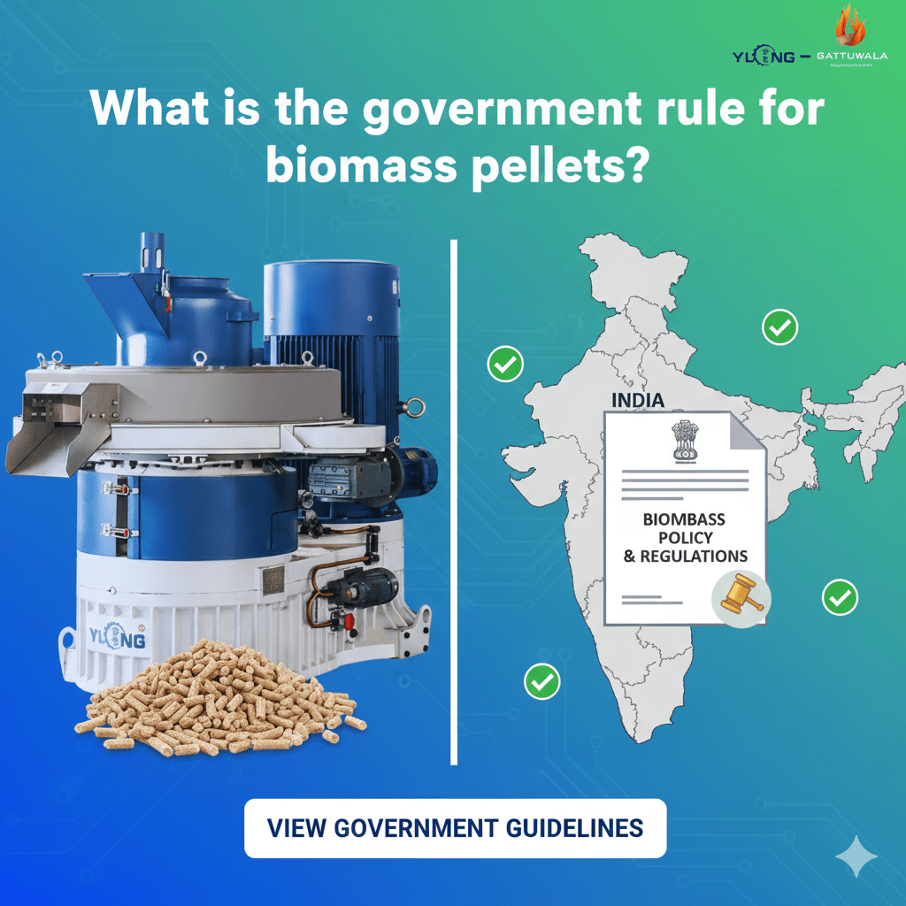 What is the government rule for biomass pellets?