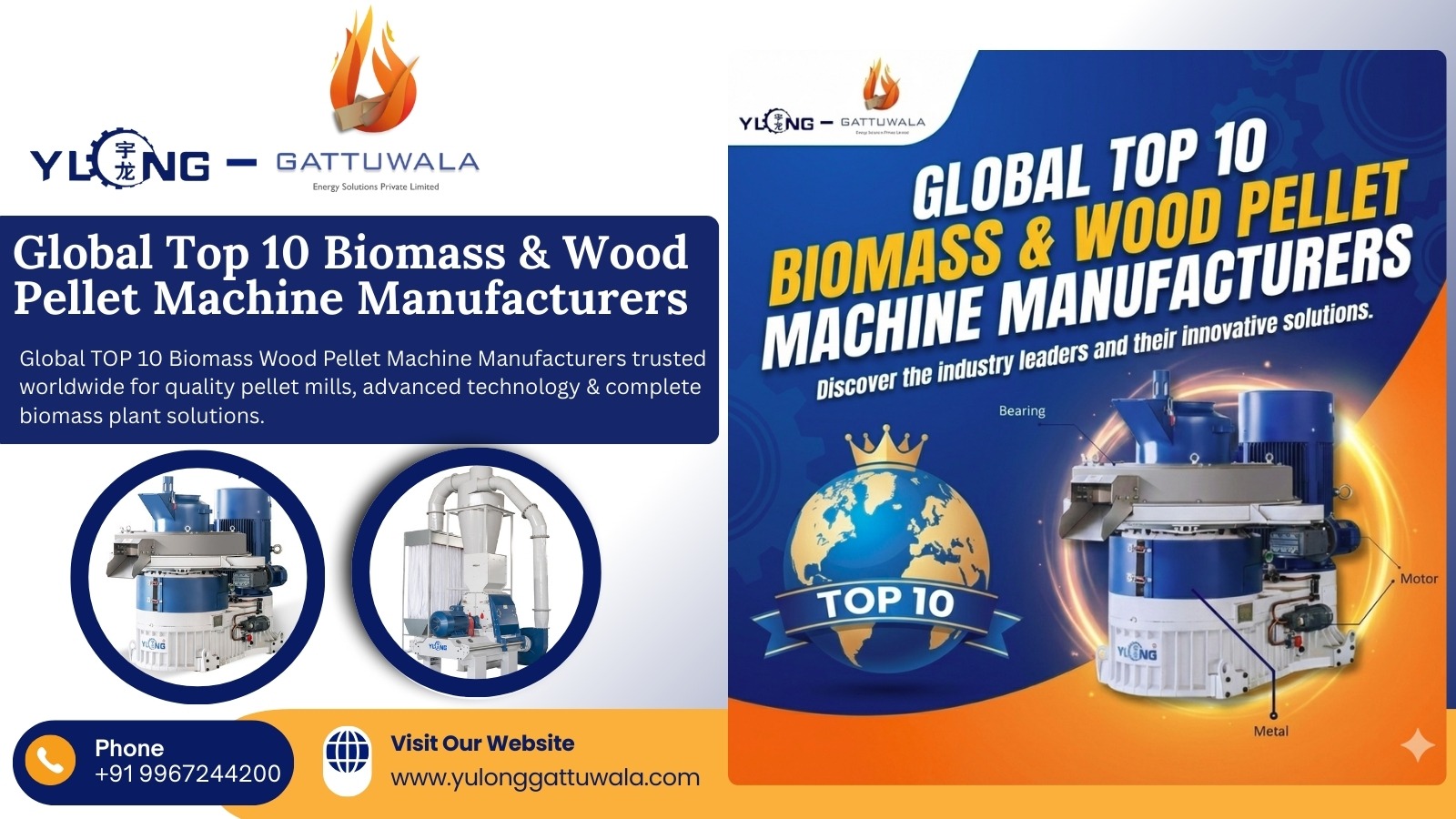 Global TOP 10 Biomass Wood Pellet Machine Manufacturers