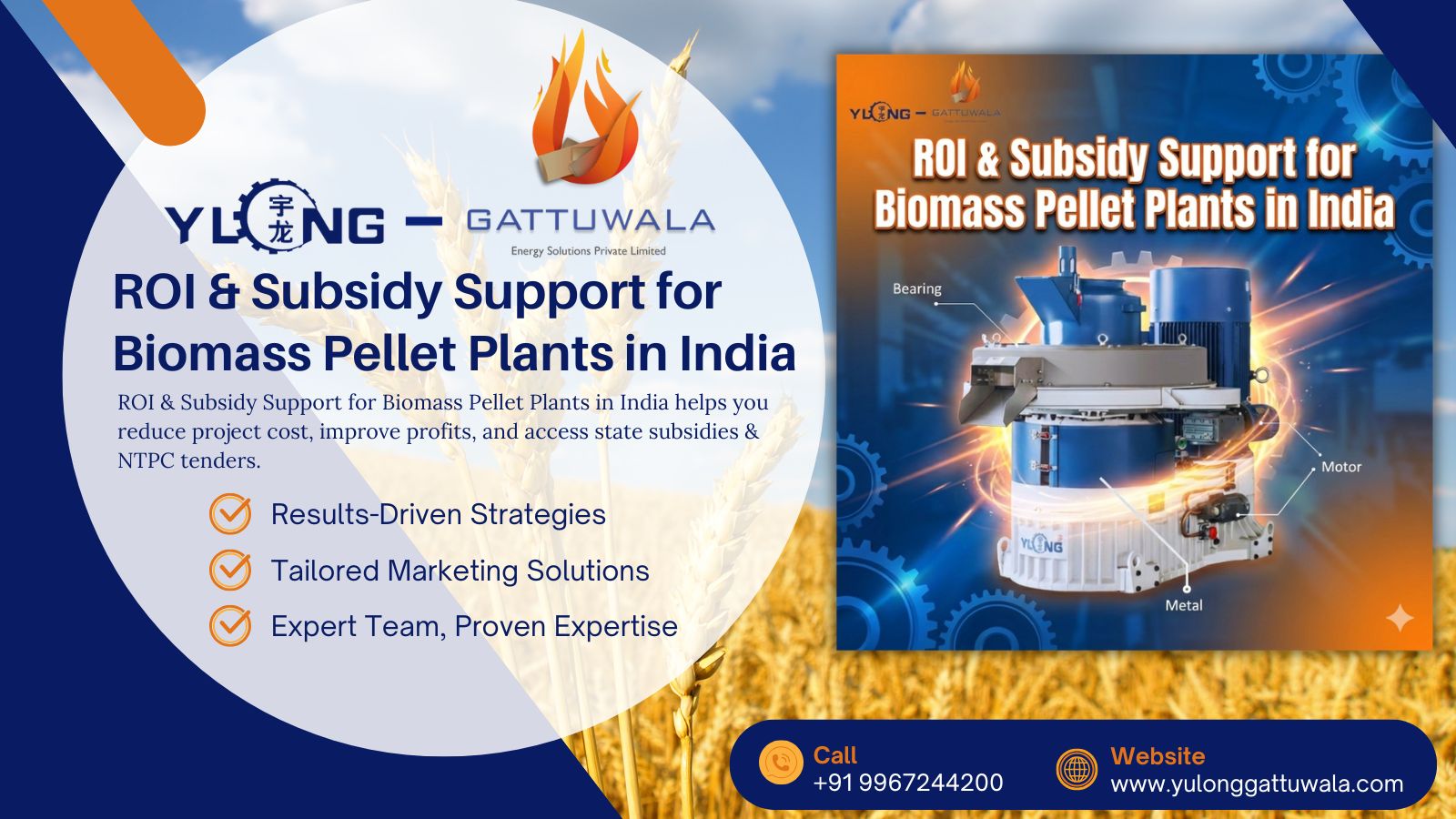 ROI & Subsidy Support for Biomass Pellet