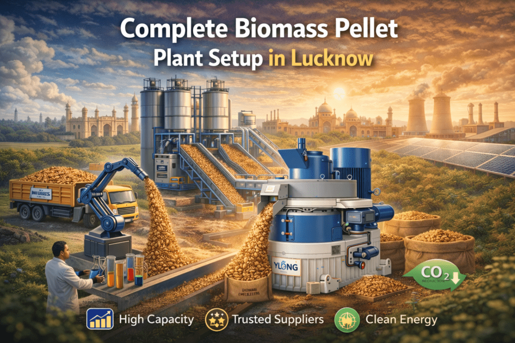 Complete Biomass Pellet Plant Setup in Lucknow
