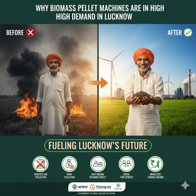 Biomass Pellet Machine Manufacturer & Supplier in Lucknow