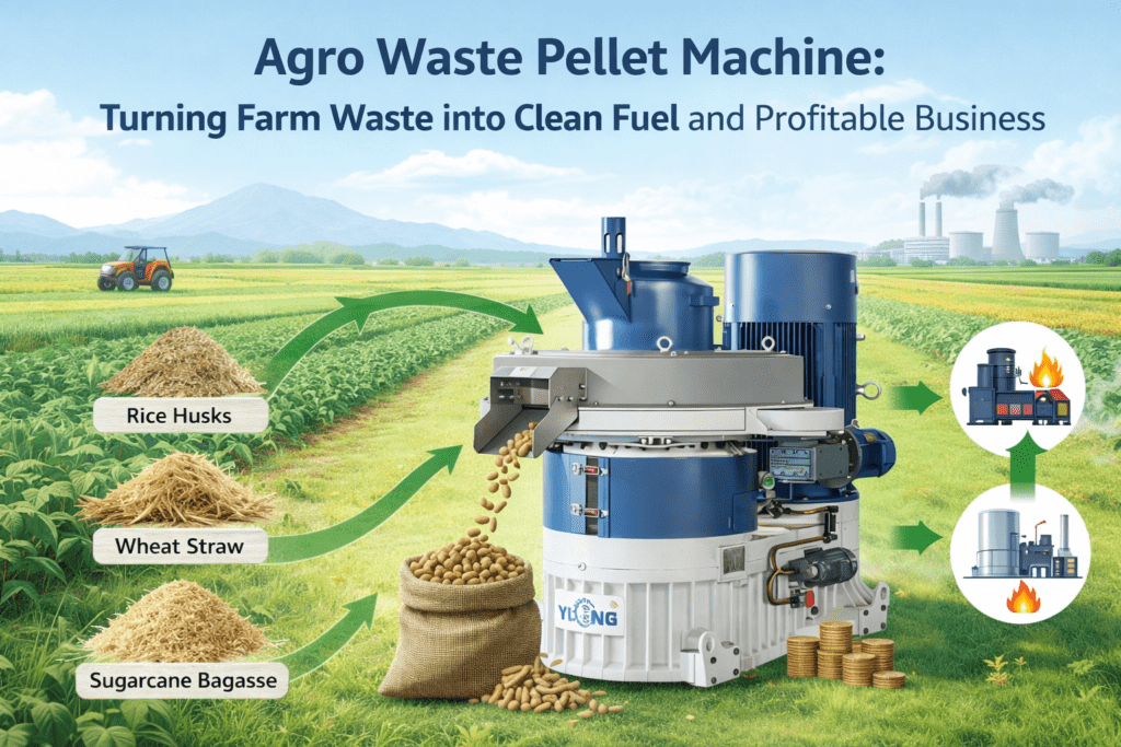 Agro Waste Pellet Machine