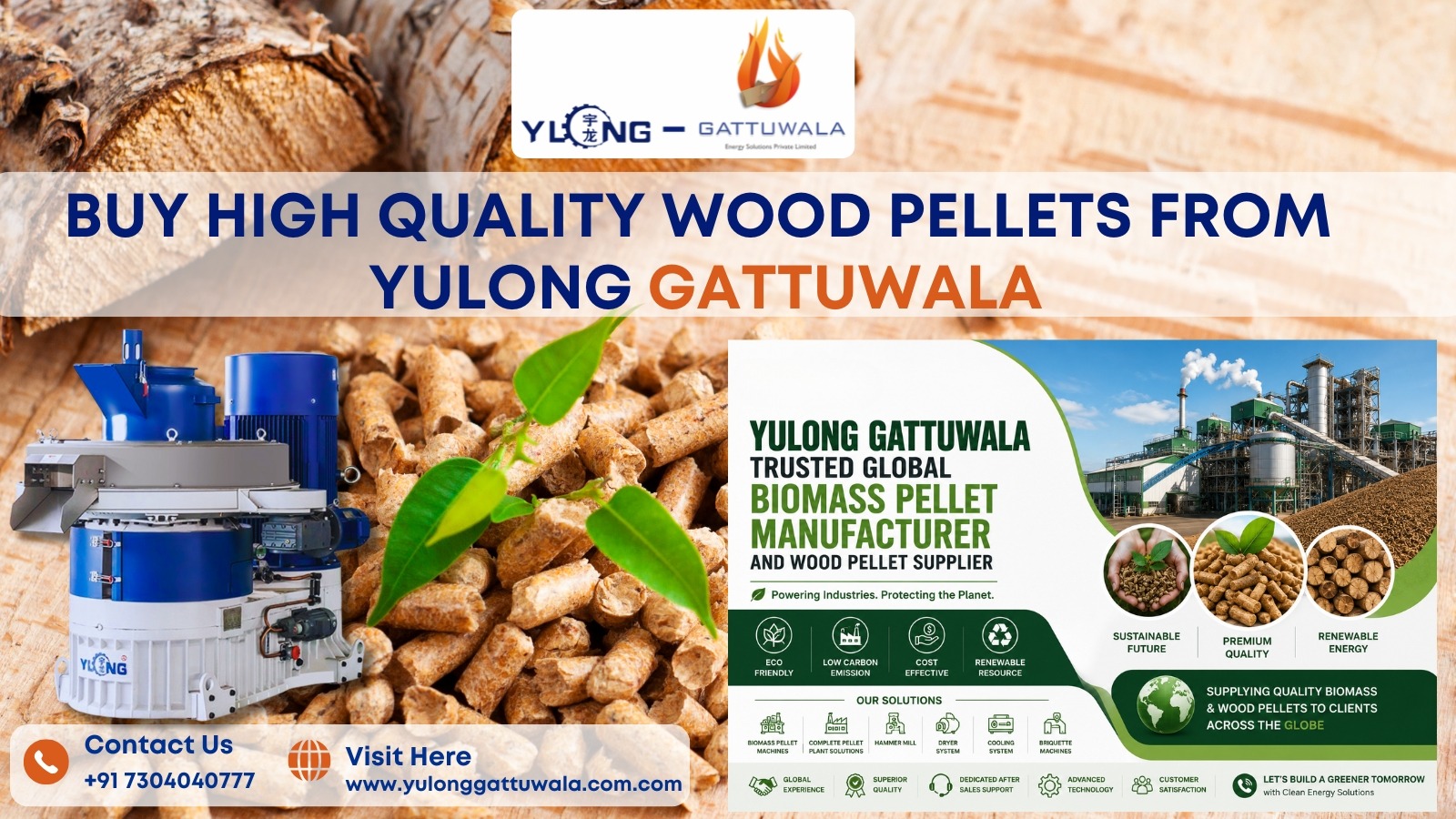 Buy high quality wood pellets