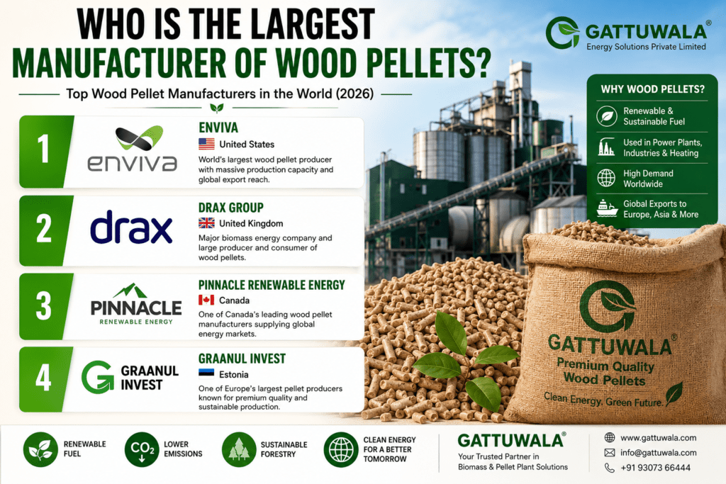 Who is the largest manufacturer of wood pellets?