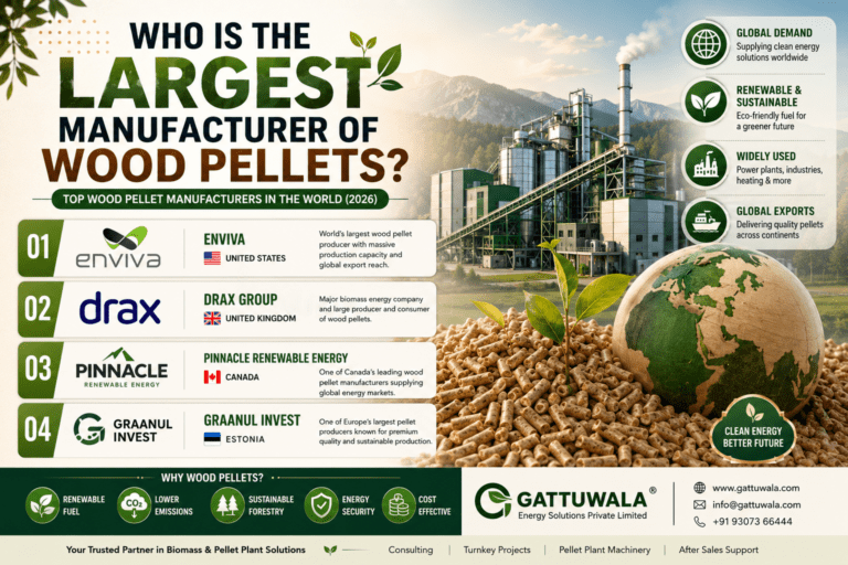Who is the largest manufacturer of wood pellets?